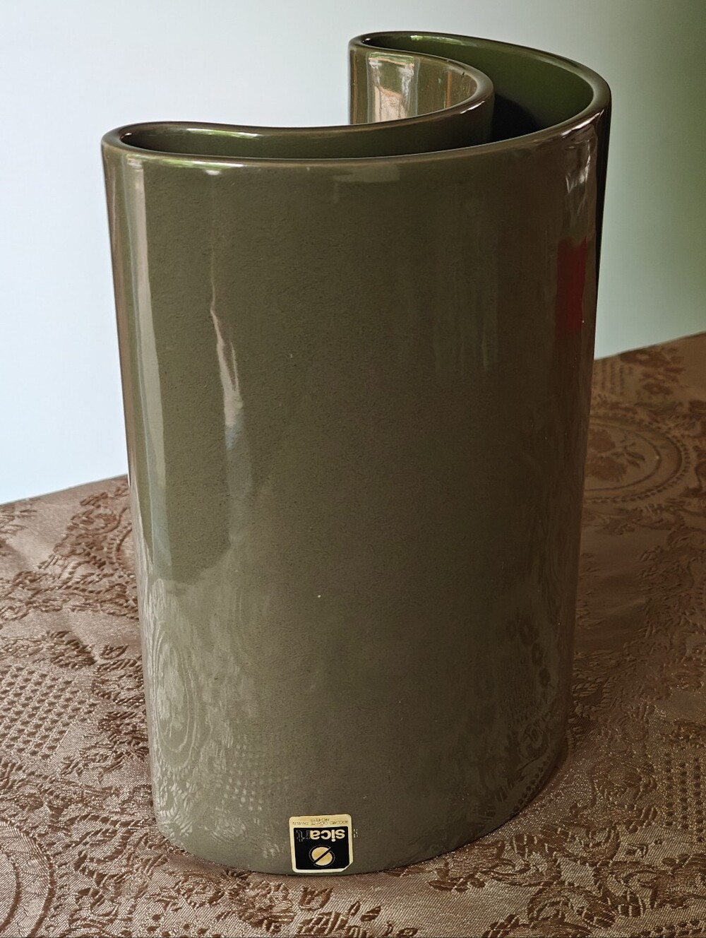 SICArt Boccato Gigante Zambusi Architetti Sculptured Vase Italian MCM